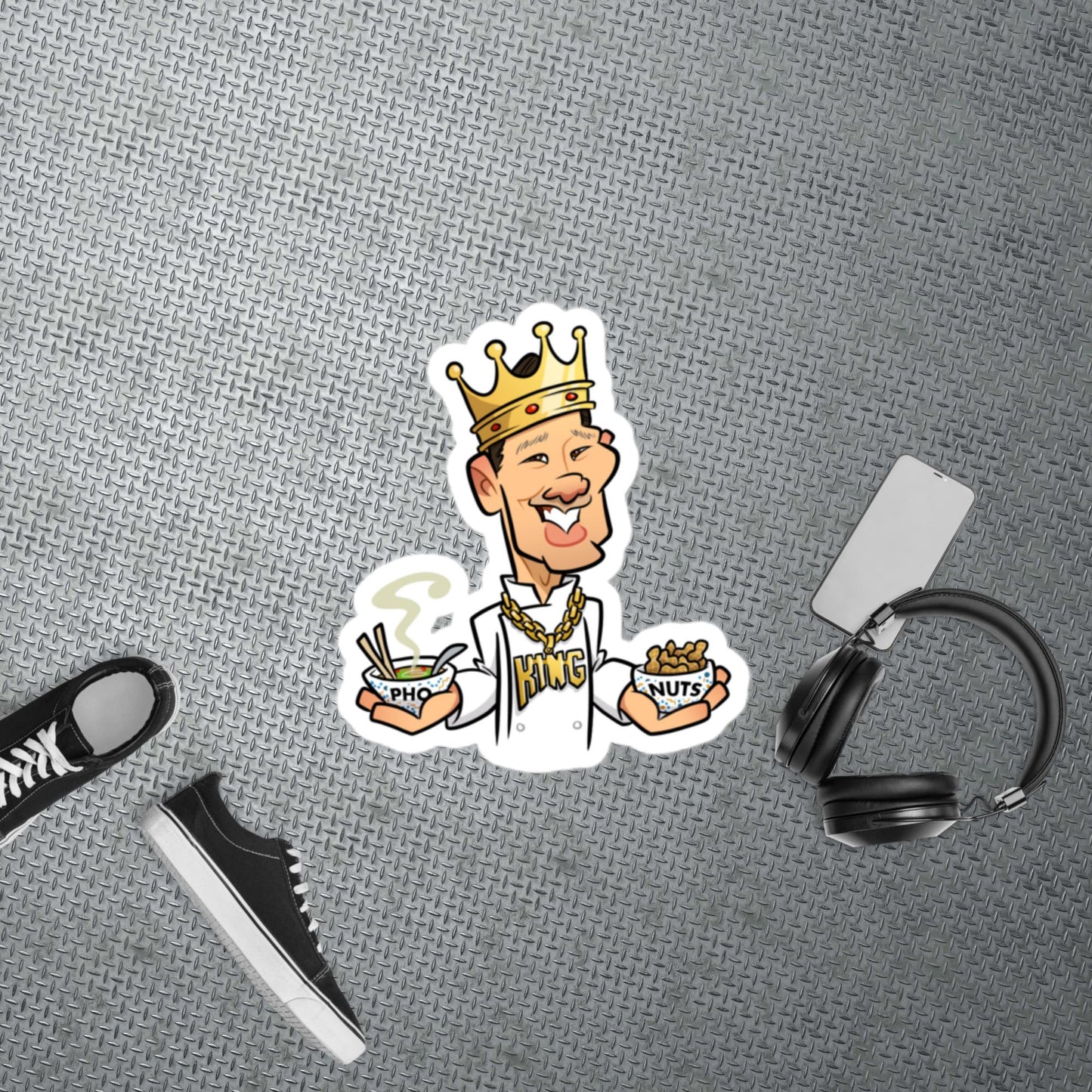 Pho King Nuts Bubble-free stickers