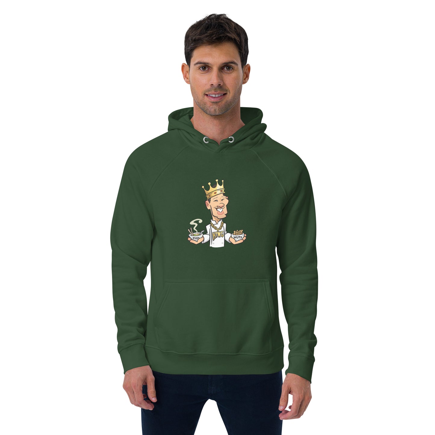 Pho King Nuts raglan hoodie