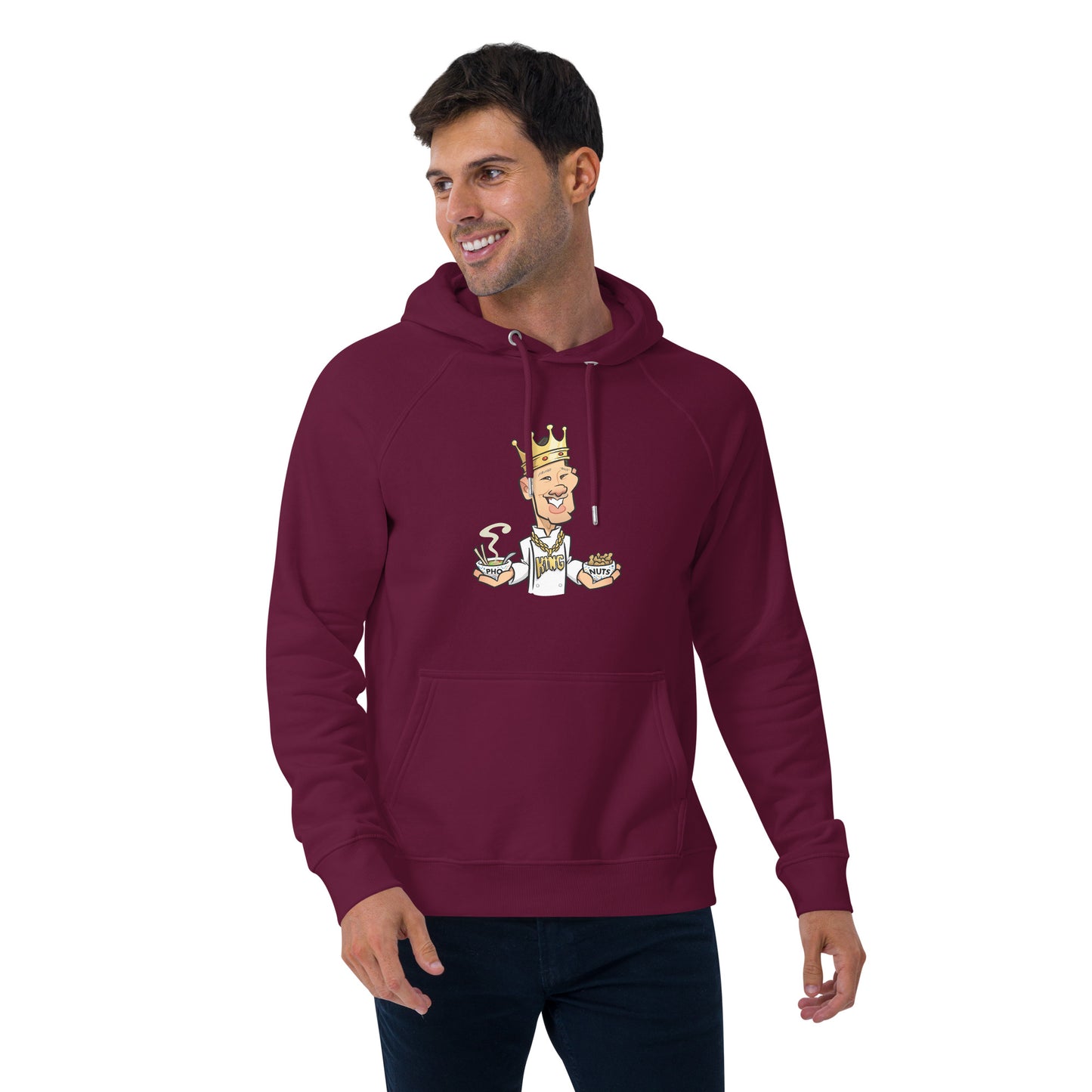 Pho King Nuts raglan hoodie