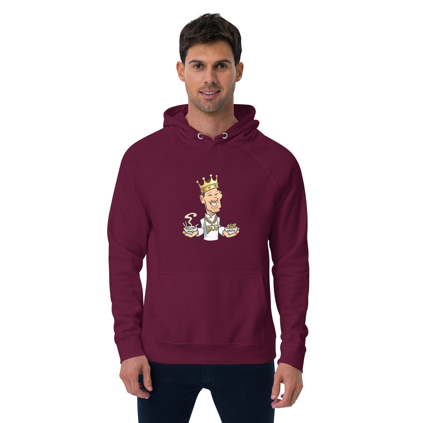 Pho King Nuts raglan hoodie