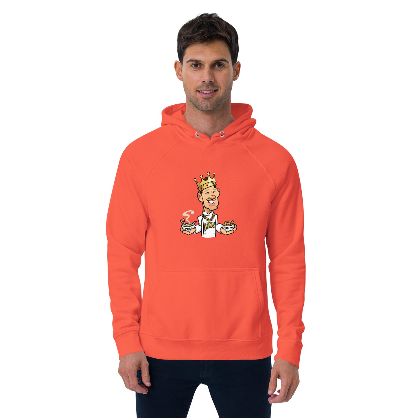 Pho King Nuts raglan hoodie