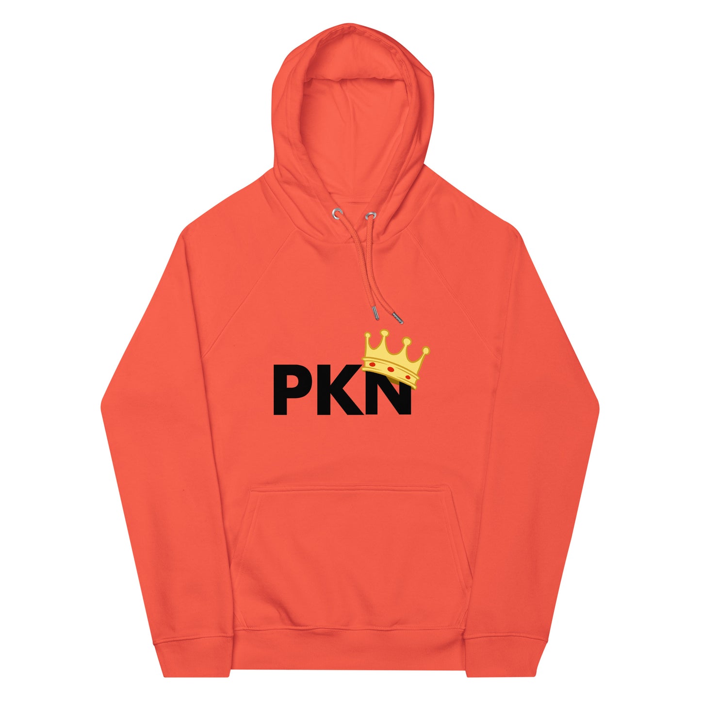 Pho King Nuts PKN Crown Logo Unisex eco raglan hoodie