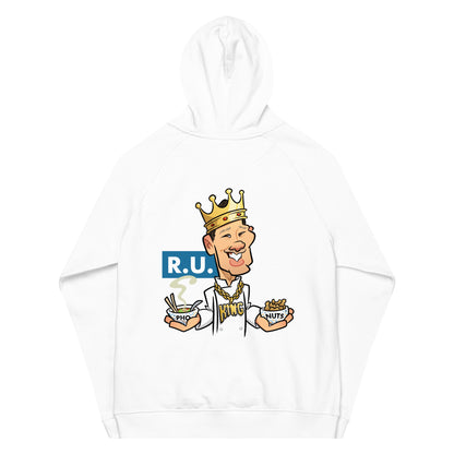 R.U. Pho King Nuts Unisex eco raglan hoodie