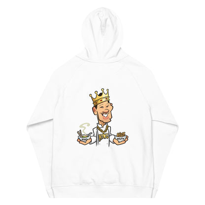 Pho King Nuts Unisex eco raglan hoodie