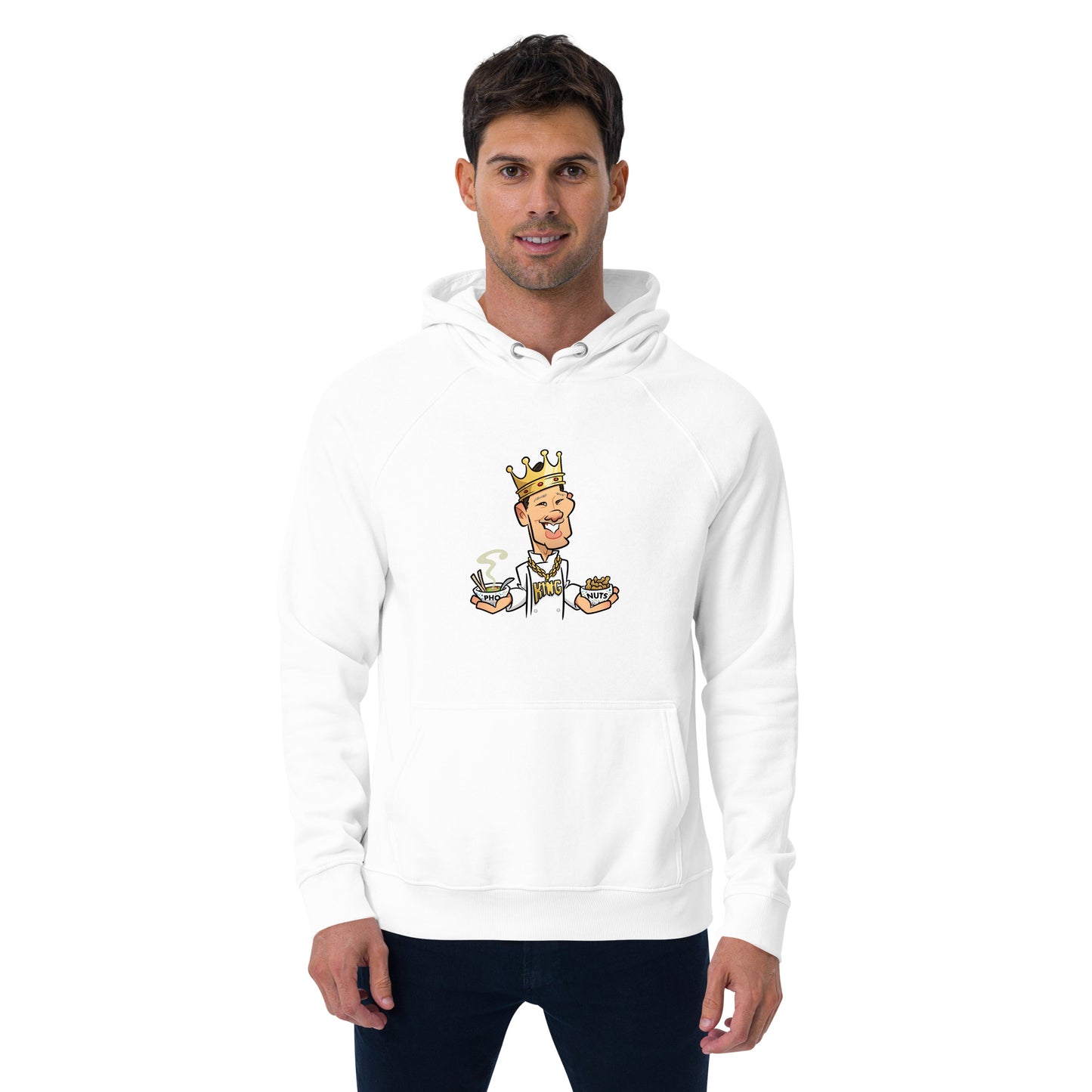 Pho King Nuts raglan hoodie