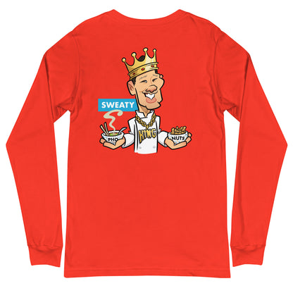 Sweaty Pho King Nuts Unisex Long Sleeve Tee